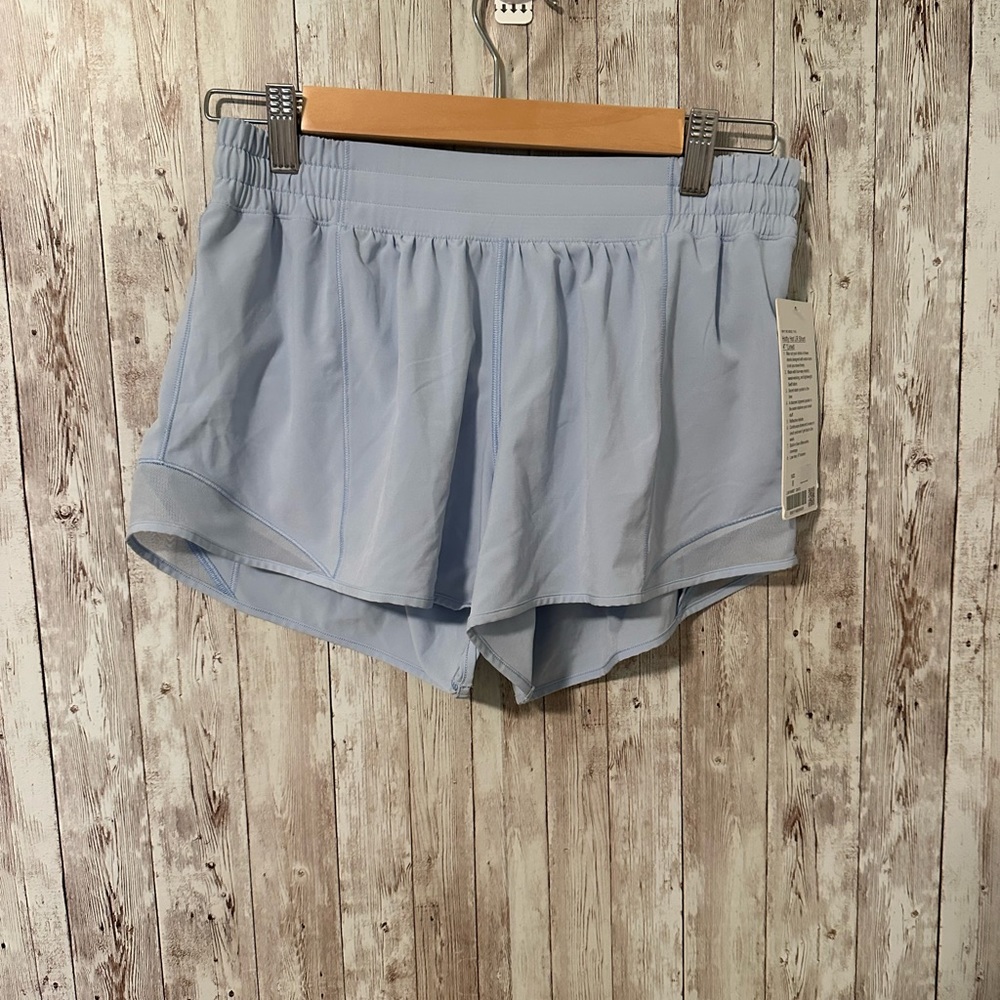 Lululemon Hotty Hot Short II *Long 4" Daydream size 8